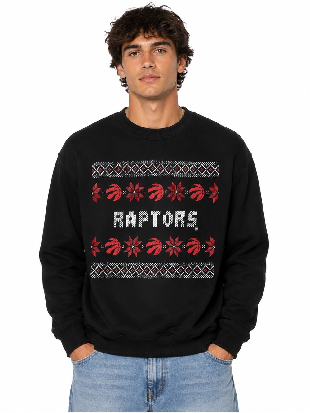 NBA Toronto Raptors Black Ugly Christmas Sweatshirt